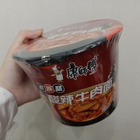 康师傅酸辣牛肉面超对我胃口！