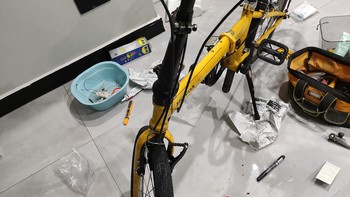 维修改装 篇一：晒晒我的本田折叠自行车（大行代工，型号应该是P8）