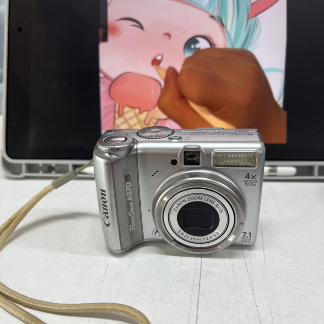 CCD相机回忆杀，你知道佳能POWERSHOT A570吗_数码相机_什么值得买