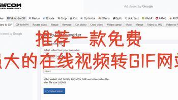 推荐一款免费、强大的在线视频转GIF网站 