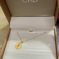 CRD黄金女王项链的母亲节礼物