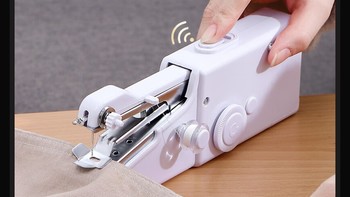 这款迷你手持缝纫机太可爱了！😍
