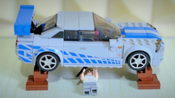 乐高手记 篇一百零四：差点意思的GT-R——LEGO 乐高超级赛车系列76917《速度与激情》联名 日产Skyline GT-R(R34)