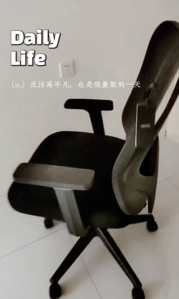 黑白调电脑椅