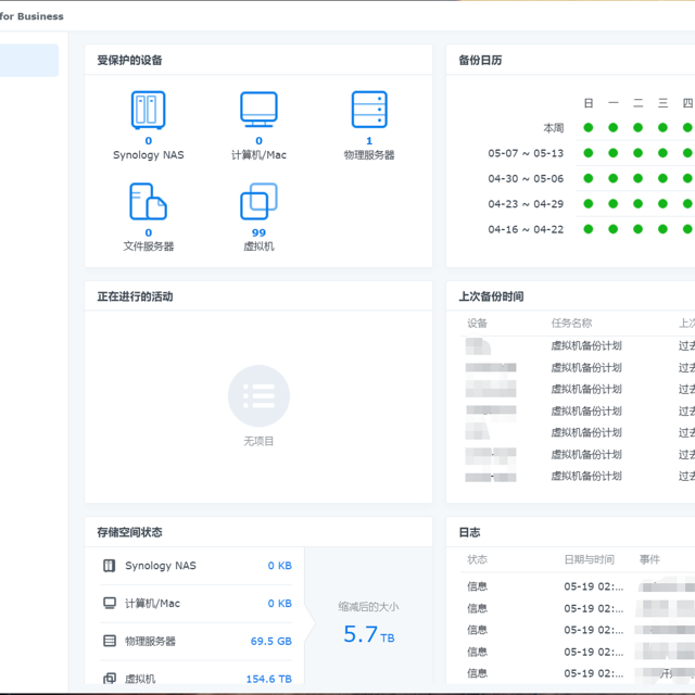 群晖ABB(Active Backup for Business) vSphere备份恢复实验