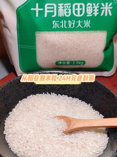十月稻田鲜米，自然香甜口感好
