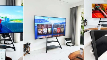 客厅显大的秘密，去电视中心化！分享电视支架的选购、安装和使用
