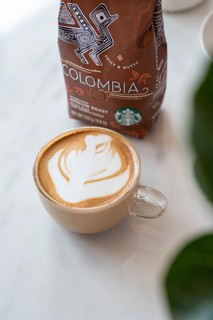 新豆开包丨星巴克咖啡豆丨哥伦比亚咖啡豆