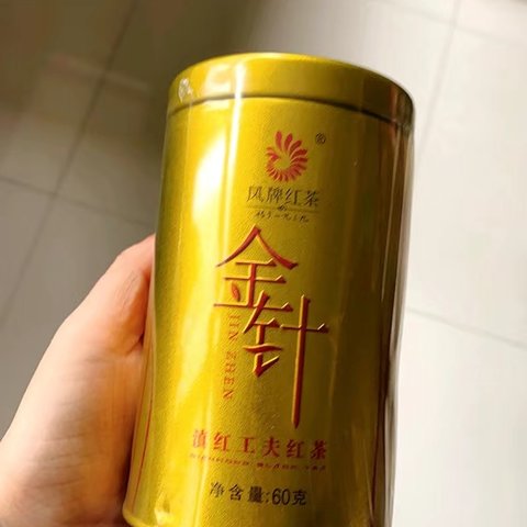 618种草凤牌 滇红金针工夫茶叶 中华老字号大金针蜜香型特级红茶 60g凤牌