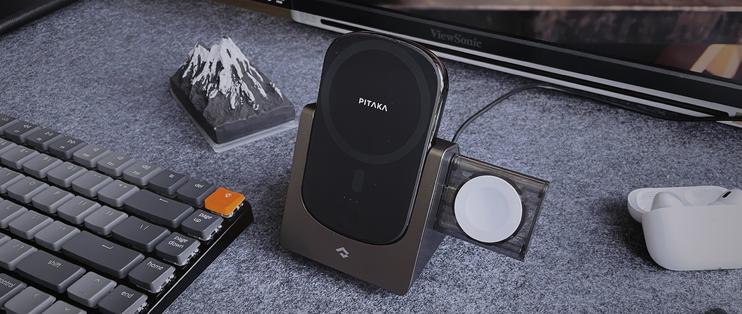 PITAKA MagEZ Slider 2 苹果三合一磁吸无线充_充电器_什么值得买