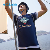 【预售】Columbia哥伦比亚春夏男城市户外透气运动短袖T恤AE0403