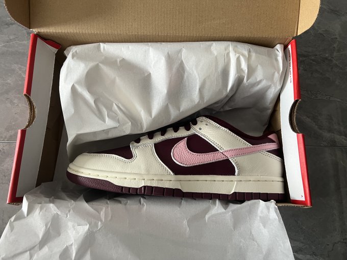 耐克休闲运动鞋怎么样 nike dunk车厘子色,鞋._什么值得买