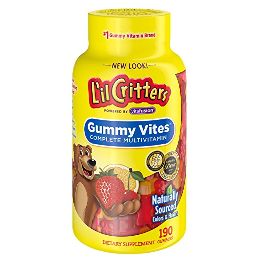小熊糖 L’ilCritters丽贵儿童营养维生素C&锌小熊软糖 190粒 2岁及以上美国进口