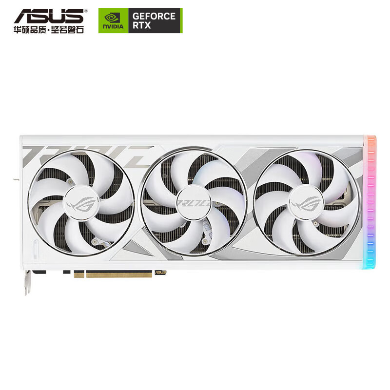 华硕 （ASUS）ROG STRIX GeForce RTX 4090 O24G WHITE白色猛禽4090显卡