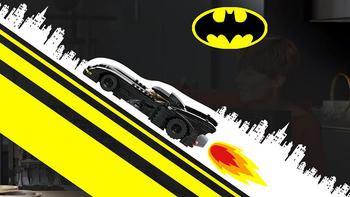 蝙蝠车，锋利的曲线，准备迎接乐高蝙蝠侠的1989复古座驾
