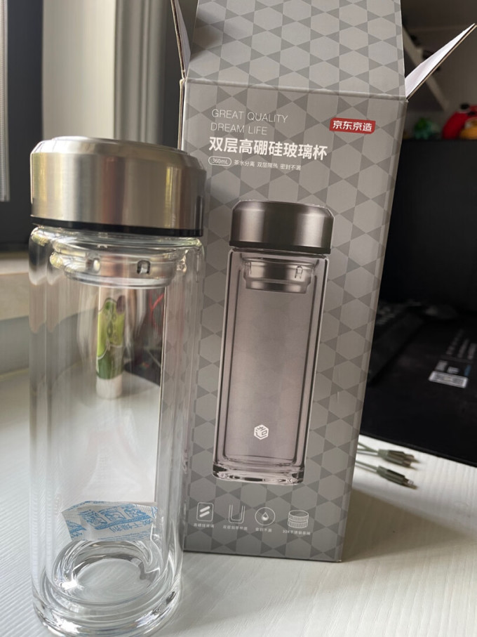 京东京造玻璃杯怎么样 杯子手感很不错 很有分量 装上._什么值得买