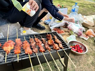 这个烤炉质量不错，夏天的烧烤安排起来了