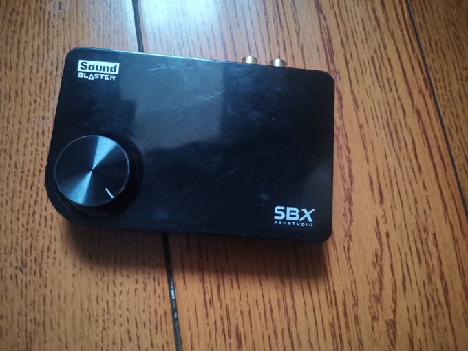 淘创新声卡外置sb1095组建低端5.1家庭影院