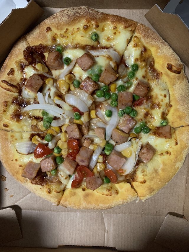 达美乐接二连三的外卖日常