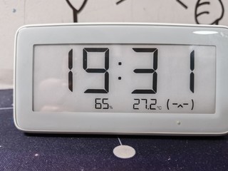 米家温湿度计Pro 墨水屏材质带时钟
