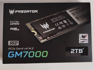 宏碁掠夺者GM7000 2T到手