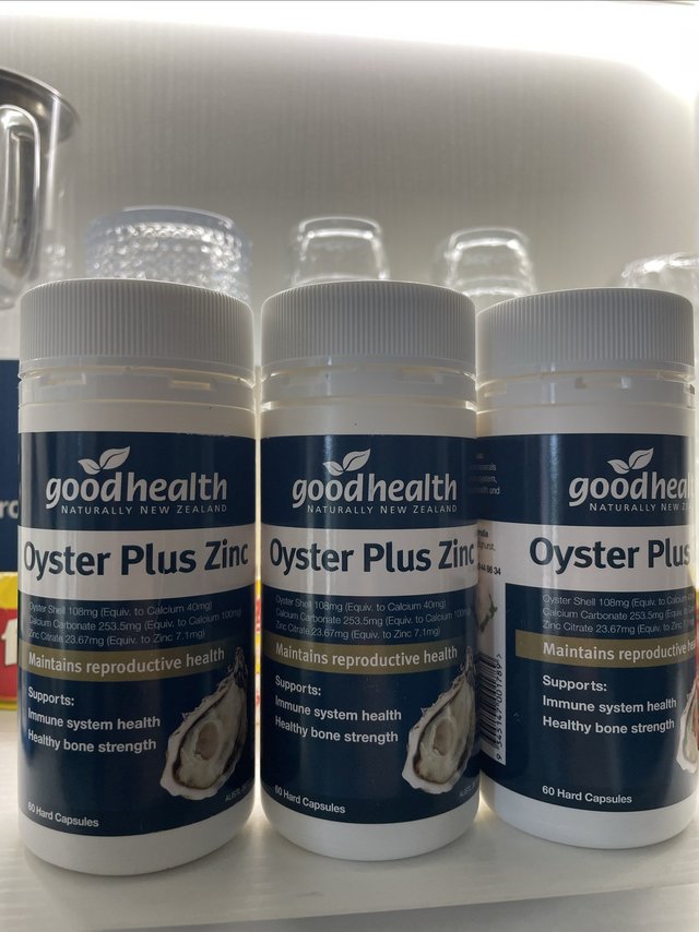 50+三盒goodhealth牡蛎精华胶囊