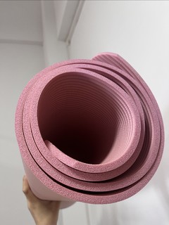 粉嫩的瑜伽垫