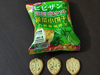 好吃的零食，比比赞蔬菜饼干