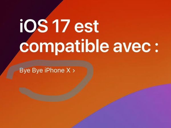 iOS 17升级名单公布，iPhone X被移出群聊