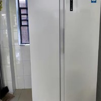 ​​​今天推荐海尔双开门白色对开门522升黑金净化大冷冻力冰箱，使用感受