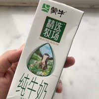 蒙牛精选牧场纯牛奶挺不错