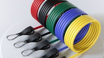 运动 篇二百六十五：弹力绳，每个颜色不同重量