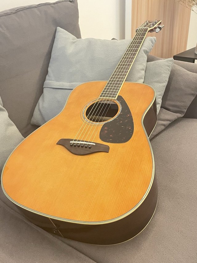 雅马哈FG830VN终于调好弦距了