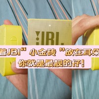 搬着JBl“小金砖”放在耳朵旁，你就是最靓的仔！