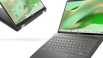 宏碁发布新款 Chromebook Spin 714 笔记本、升级第13代酷睿U、最高32GB+1TB