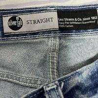 Levi's李维斯银标系列牛仔裤蓝色百搭宽松