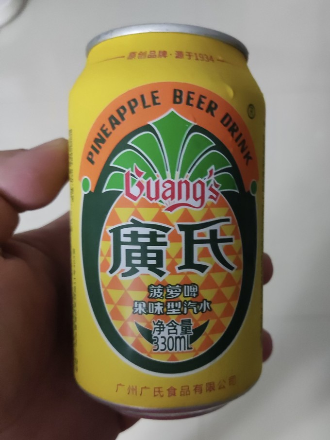 广氏菠萝啤配料表图片