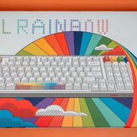 米物彩虹像素Z830 Pro上手：多彩像素风+白底键帽，颜值拉到最满