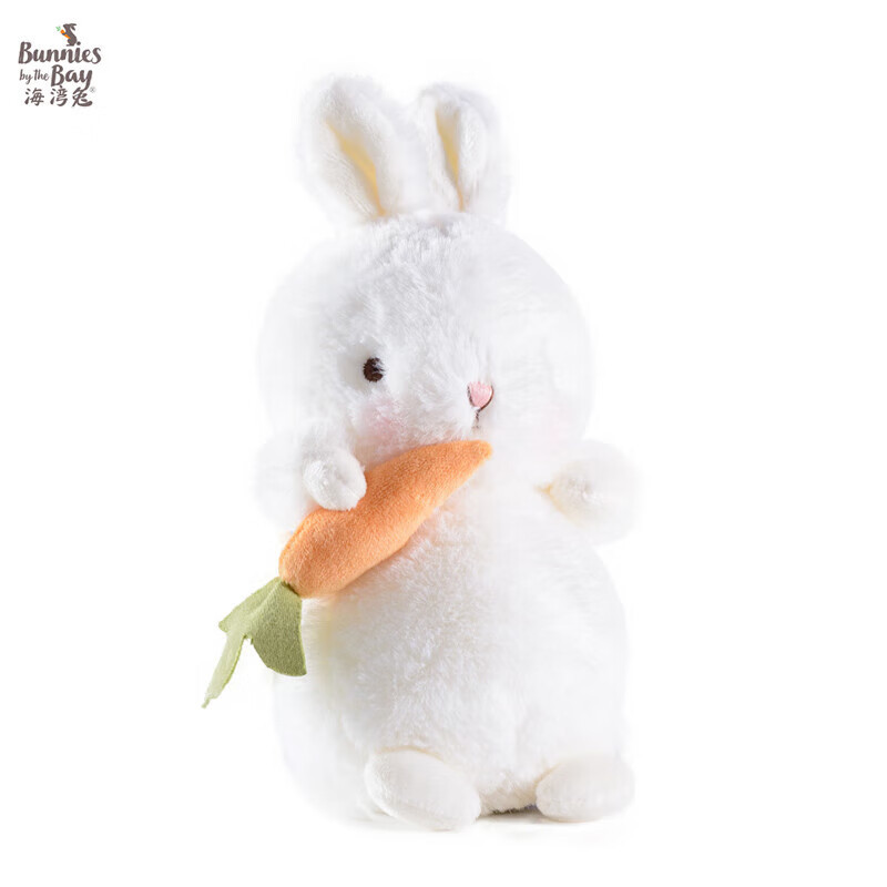 海湾兔 毛绒玩具 抱萝卜小兔