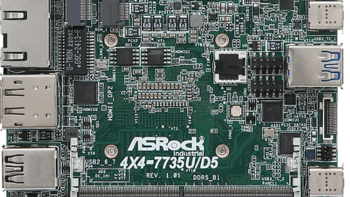 华擎发布 4X4-7735U / D5 迷你“小妖板”、板载AMD新锐龙、扩展丰富