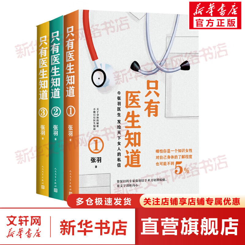 真希望每位女性都读一读这套《只有医生知道》，爱自己从了解身体开始！