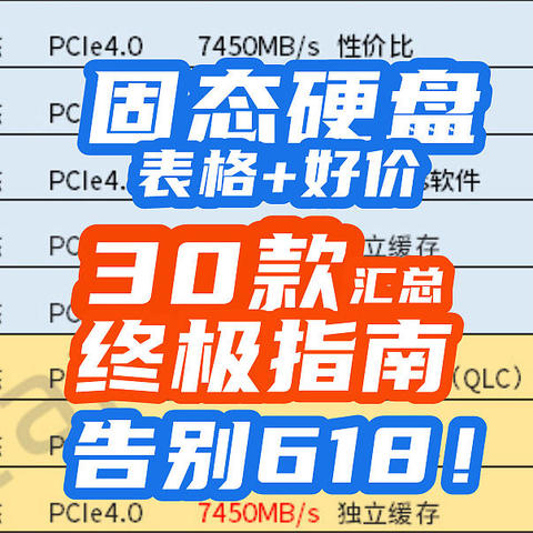 告别618，固态暴跌最后1天：P7000Z重返2T/449！ 4TB独缓狂跌到879！【30款汇总·终极指南】