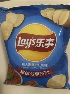 乐事（Lay's）薯片红烩味，一包不够吃