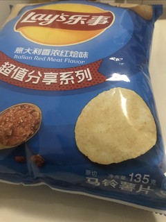 乐事（Lay's）薯片红烩味，一包不够吃