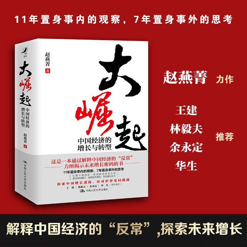 118元？一本小贵，分析中国经济成功原因的好书《大崛起:中国经济的增长与转型》