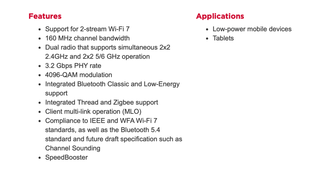 博通发布第二代 WiFi 7 处理器 BCM6765、BCM47722 和 BCM4390