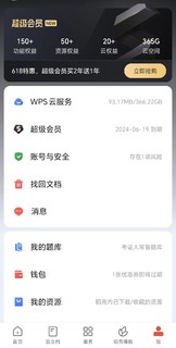 最终还是冲了WPS超级会员