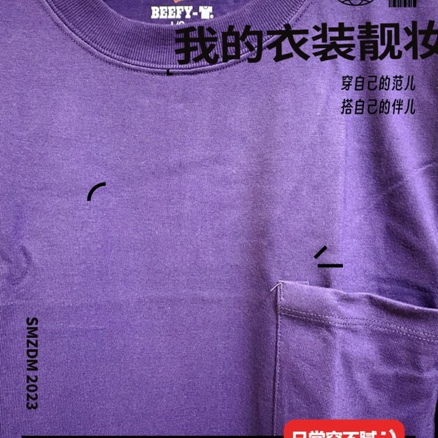 Hanes BEEFY-T，简约素色百搭