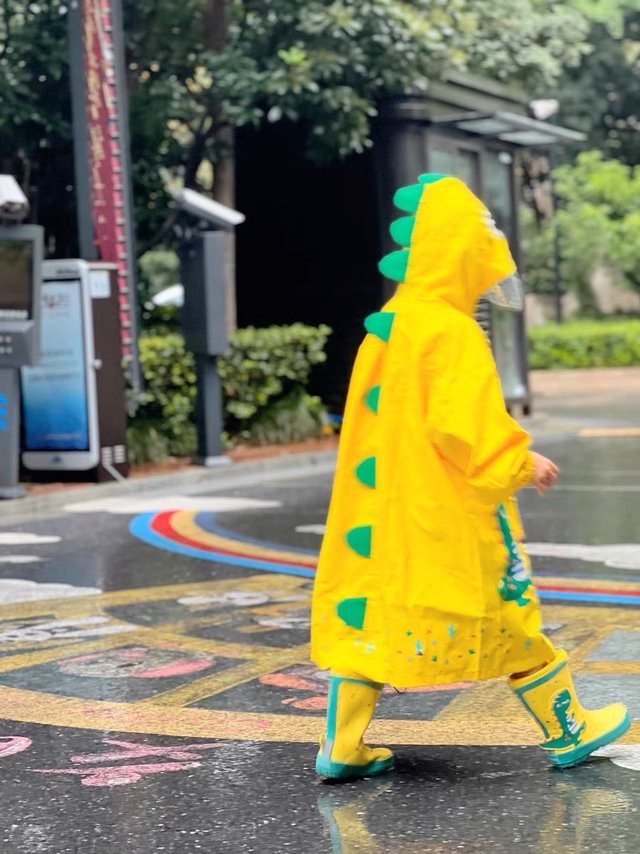 小恐龙雨衣