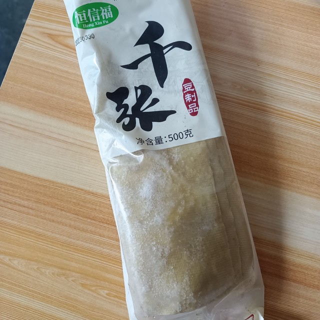 美味有嚼劲的豆皮千张，做法广泛，筋道爽口